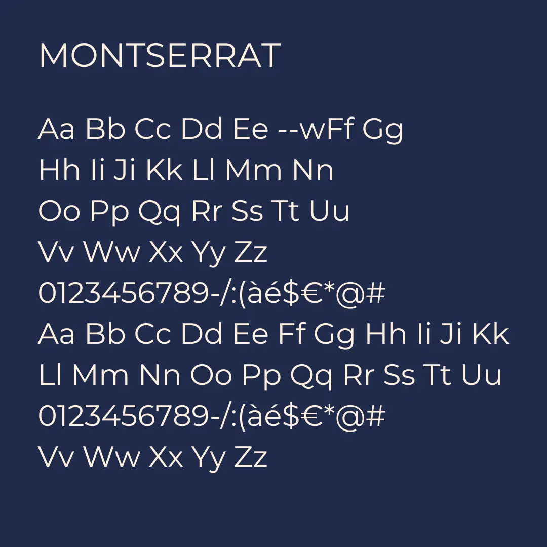 Typographie choisie pour seido artisan à Montpellier